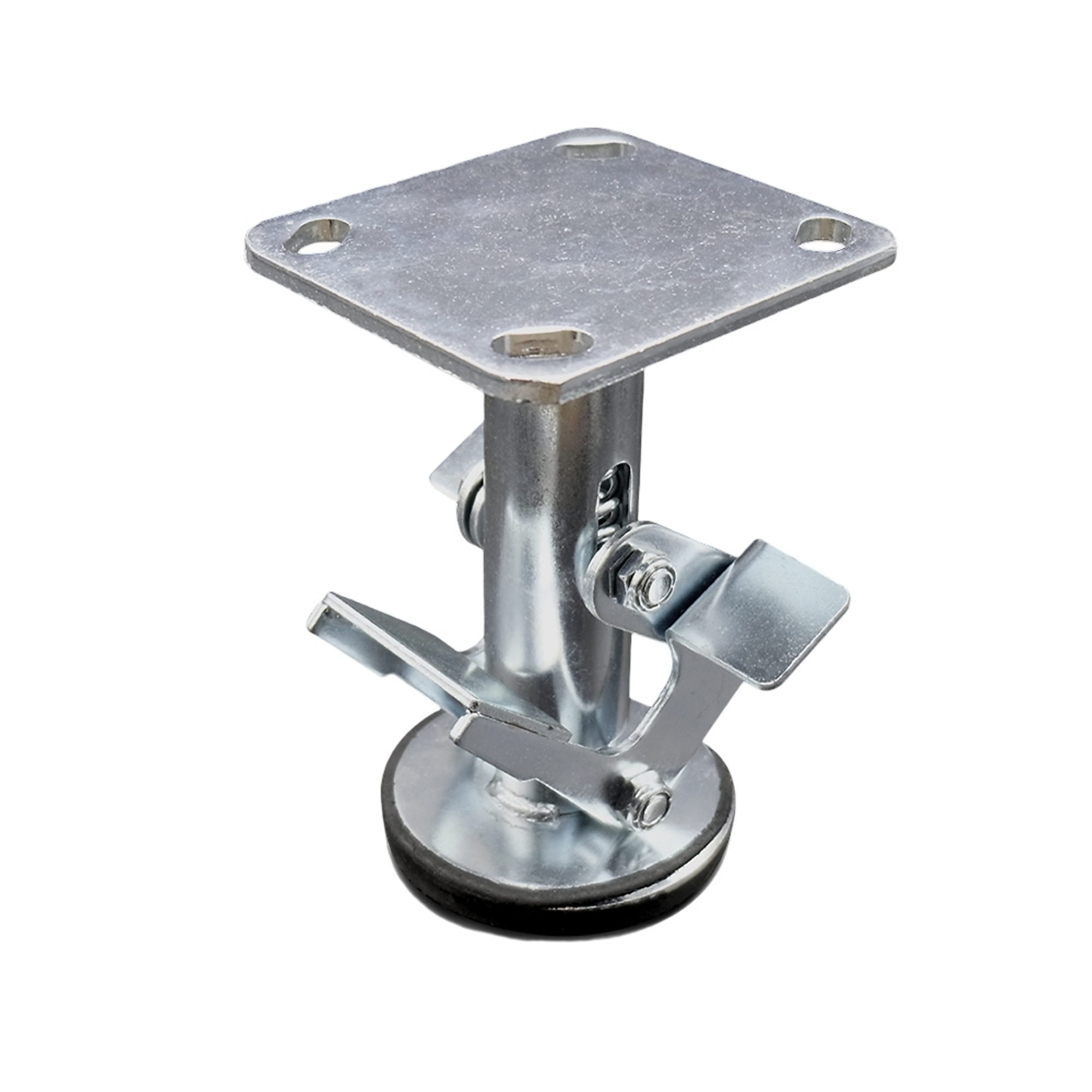 Service Caster, 6” Stainless Steel Double Pedal Floor Truck Lock, Caster Type Rigid, Package (qty.) 1, Model# SCC-SSFL600DP